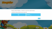 New: just setup folders and scan for audio books.